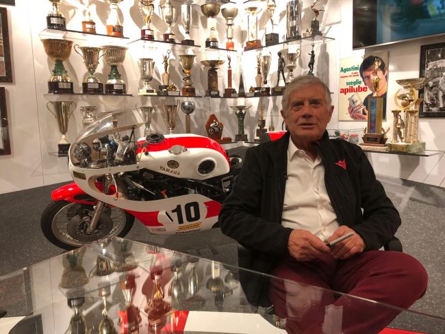 Gli auguri a Giacomo Agostini e un progetto: un museo per i grandi bergamaschi dello sport