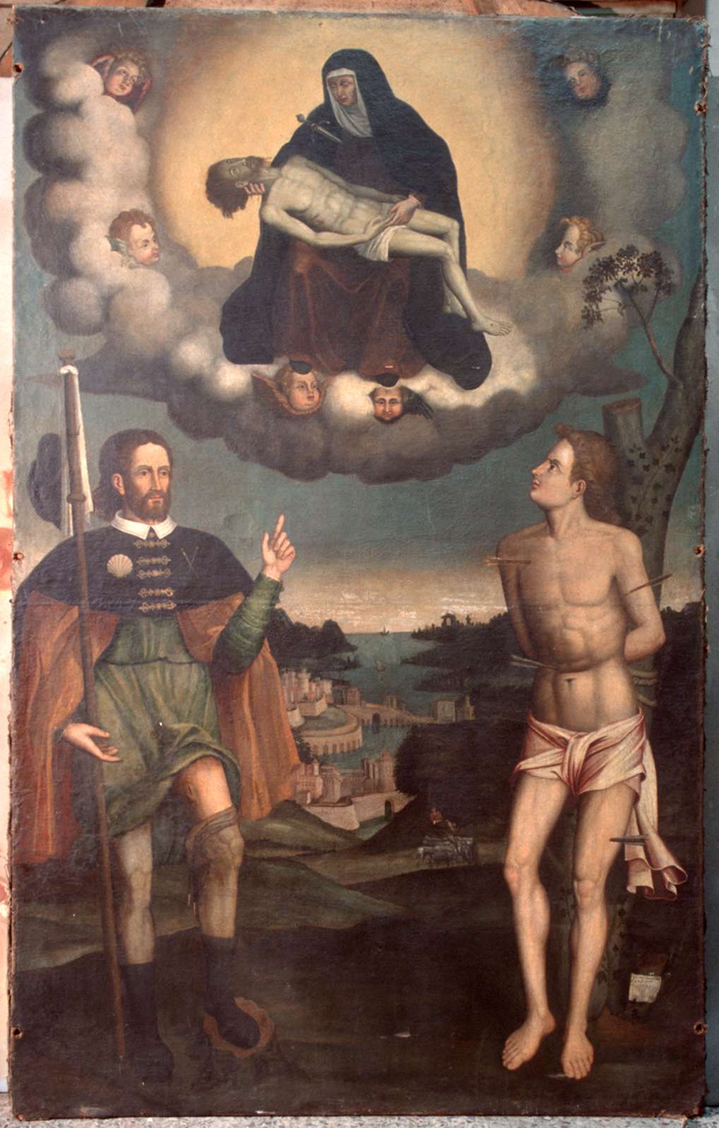 Oratorio San Rocco 2 - Ronzelli Pietro - Pala già Ex Oratorio San Rocco - 1588