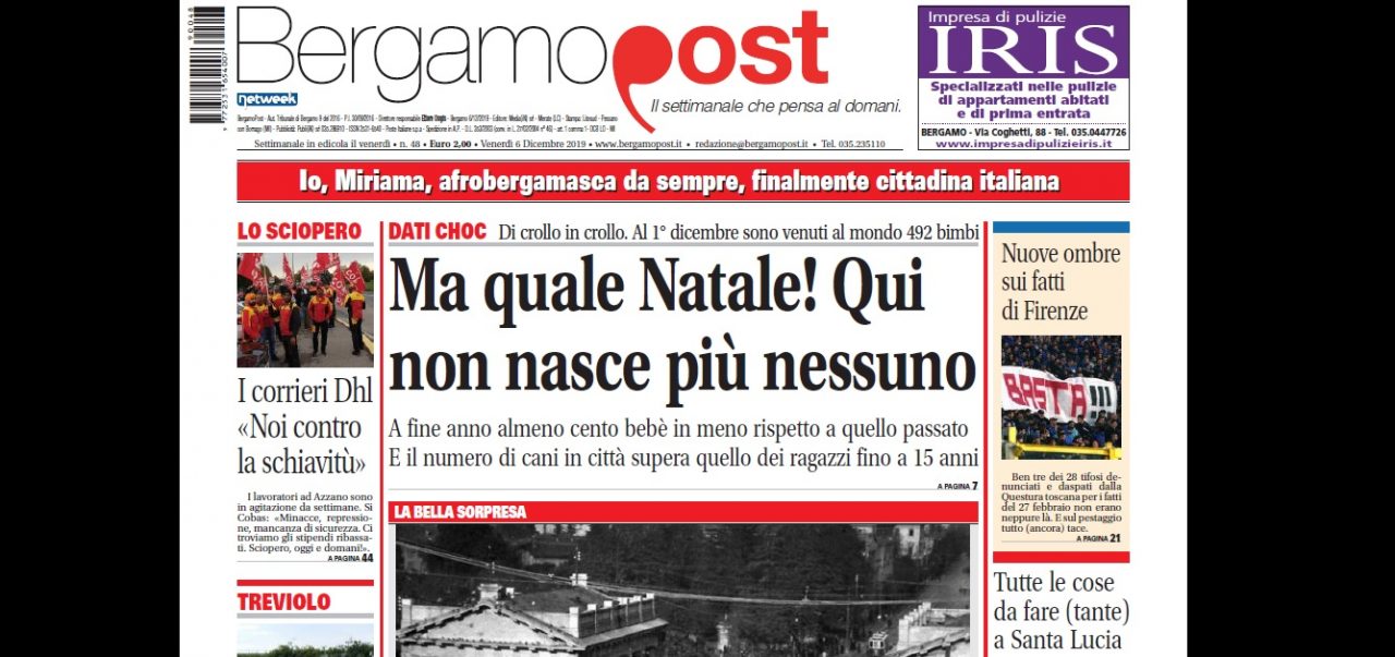 Cosa c’è nel nuovo BergamoPost che dal 6 dicembre è in edicola