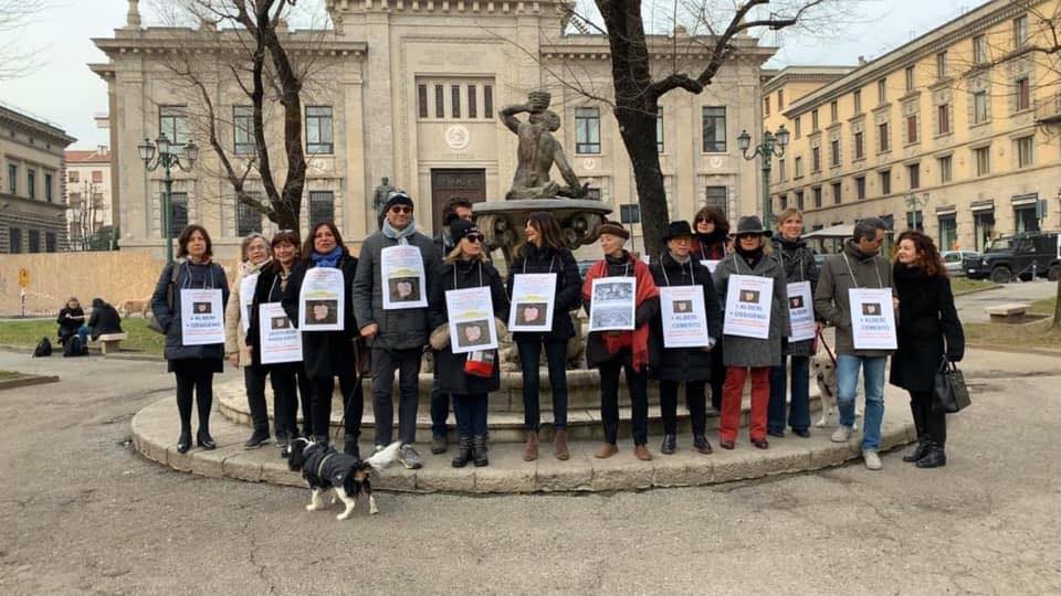 Dieci frasi in bergamasco sulle piante tagliate in Piazza Dante