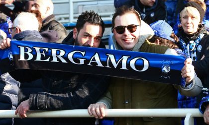 Le foto dei tifosi allo stadio durante Atalanta-Parma 5-0