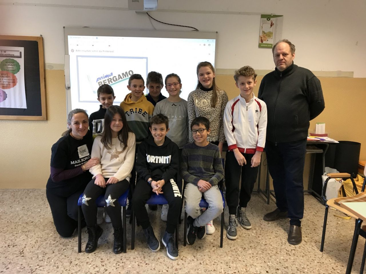 Prima…Fino del Monte: lezione in classe per i ragazzi di quinta