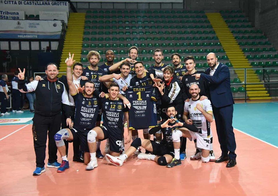 Olimpia corsara a Castellana Grotte, ma per Alex Erati la stagione è finita
