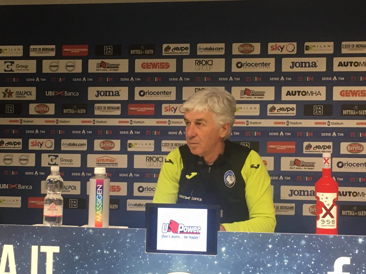 Gasperini non è preoccupato. E del mercato dice: «Lavoriamo in prospettiva»