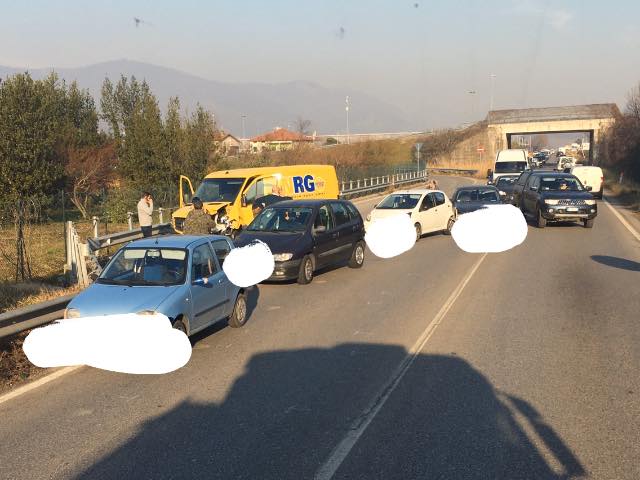 Incidente a Torre Boldone. Traffico in tilt sulla provinciale da e per la Valle Seriana