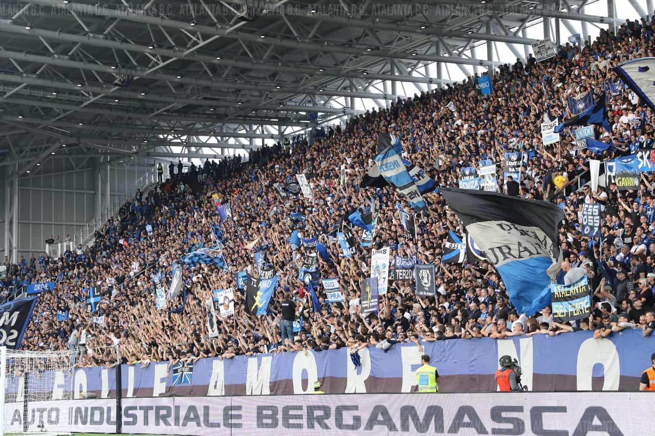 Percentuale di riempimento dello stadio, Atalanta quarta in Serie A con l’86,6%