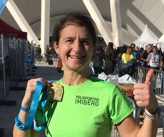 Luisa, che per il suo 50esimo compleanno si è regalata una maratona