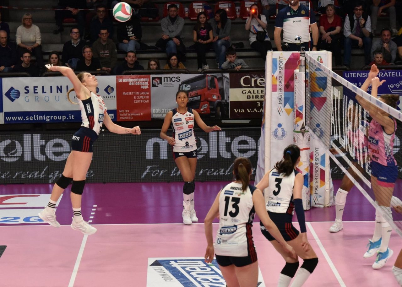 La Zanetti Bergamo scivola al tie-break in casa di Perugia