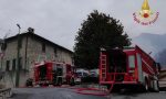 A fuoco la canna fumaria di una casa ad Albino. Sul posto tre mezzi dei Vigili del Fuoco