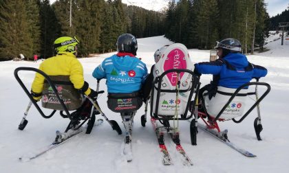 Altro che invalidi: sulle nevi del Passo della Presolana si cercano campioni