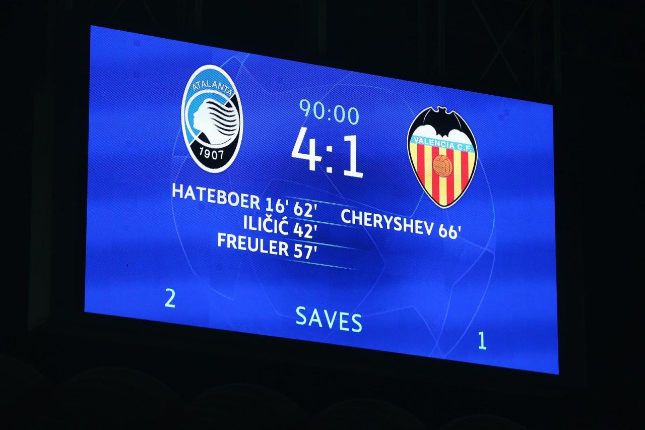 Ottavi di Champions League, finita l’andata: delle italiane vince solo la Dea