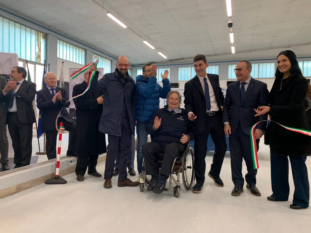 Le foto della grande festa per la rinascita del bocciodromo di Bergamo