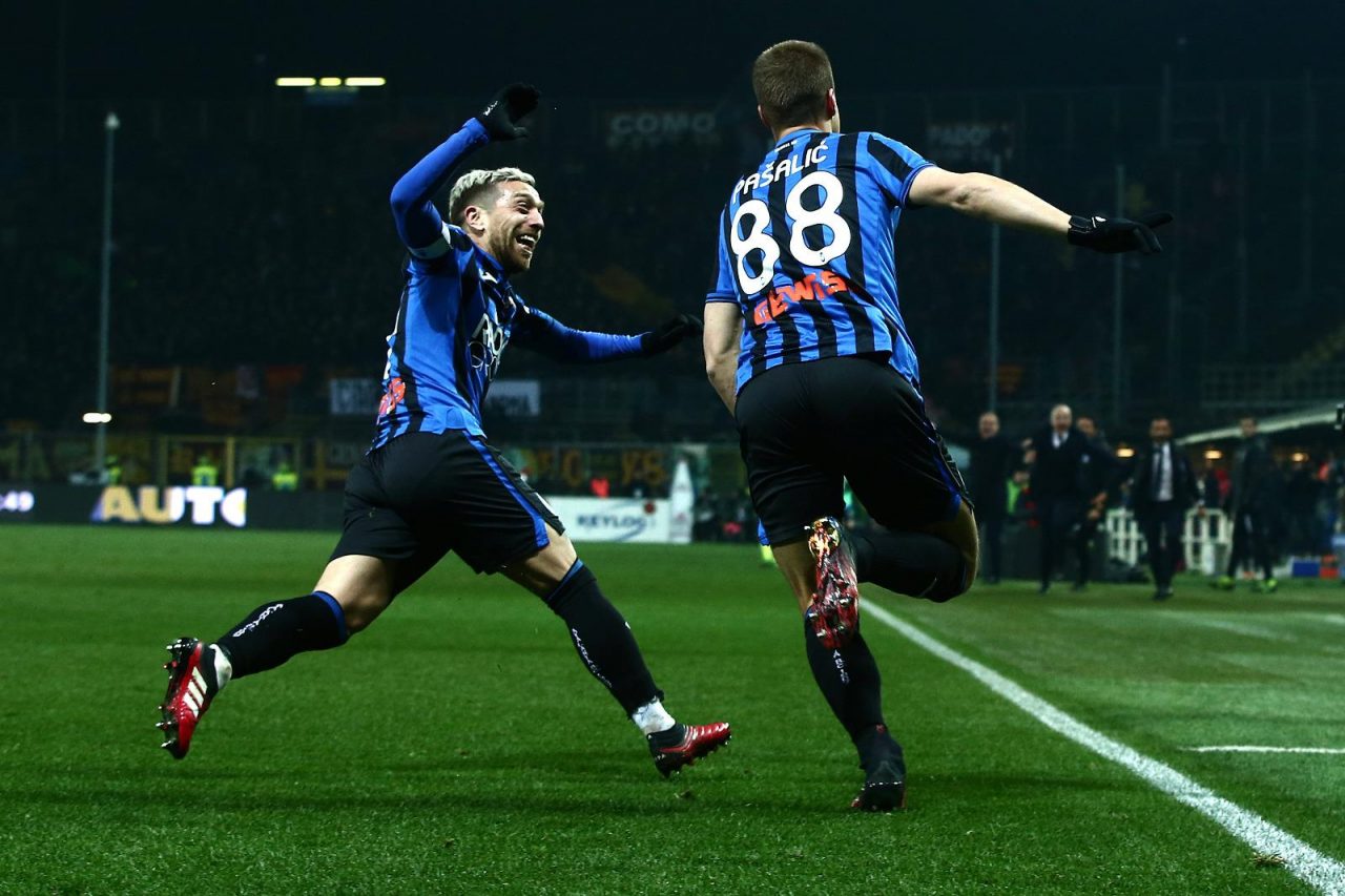 La Dea e gli ultrà non muoiono mai: 2-1 alla Roma in rimonta e fuga Champions