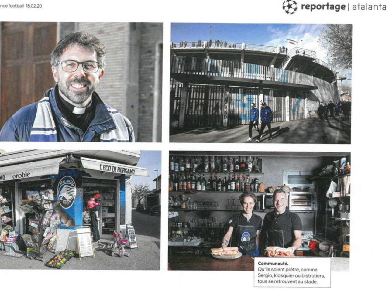 La celebrazione dell’Atalanta firmata dalla rivista FranceFootball: «Così unica»