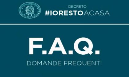Coronavirus - #IoRestoaCasa, domande frequenti sulle misure adottate dal Governo