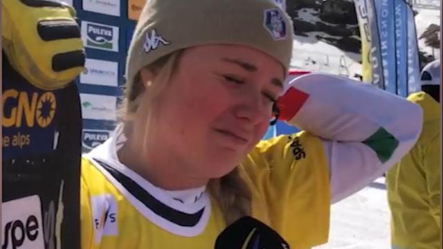 Il video di Michela Moioli dopo la vittoria: «È per Bergamo, per Alzano. Forza ragazzi»