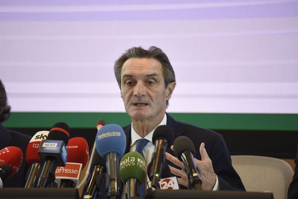 Fontana soddisfatto del provvedimento di Conte: «Necessario, ha prevalso il buon senso»