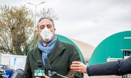 Gallera ascoltato in Procura a Bergamo: «Preoccupato? No, essere qui è un atto dovuto»