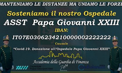 L’Accademia della Guardia di Finanza promuove una raccolta fondi per il Papa Giovanni