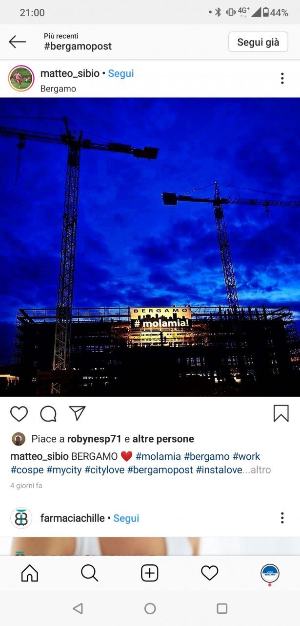Così è nato quel “Bergamo #mòlamia” diventato motto di una terra in lotta col Coronavirus