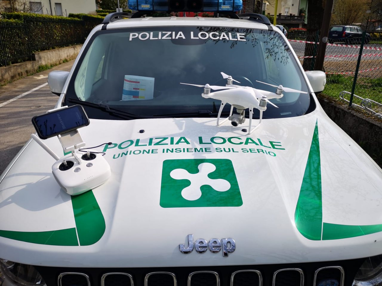 Droni sopra Nembro e Pradalunga per stanare gli assembramenti di persone