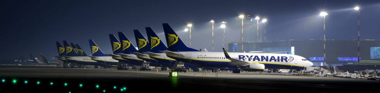 Ryanair da oggi sospende tutti i voli nazionali e limita quelli internazionali