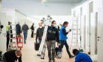 Artigiani e volontari ancora al lavoro (gratis) in Fiera: trasformano i locali dell'ospedale in ambulatori