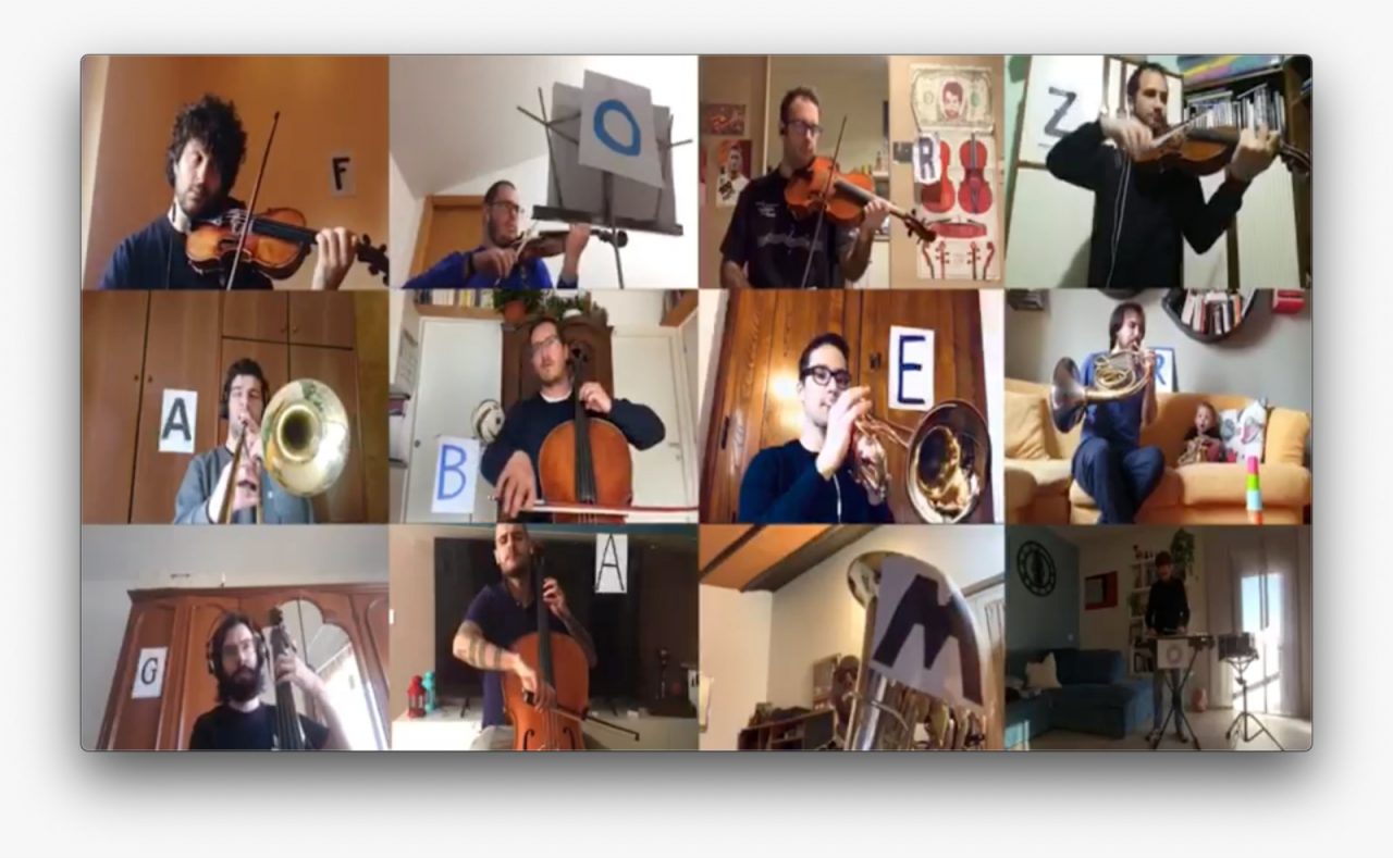 I Fantacherubini suonano l’inno della Champions per aiutare Bergamo
