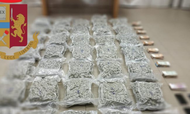Nuova operazione contro il narcotraffico: 37,4 chili di marijuana sequestrati
