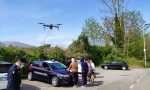 Una decina di persone a Valbrembo e Paladina multate dai Carabinieri grazie al drone