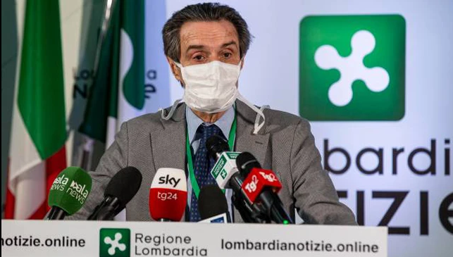 Fontana: «Contagi in linea con gli ultimi 5 giorni. Fondamentale continuare a stare a casa»