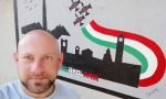 Covid 19, Marco Piscopo dipinge la solidarietà sul muro di casa