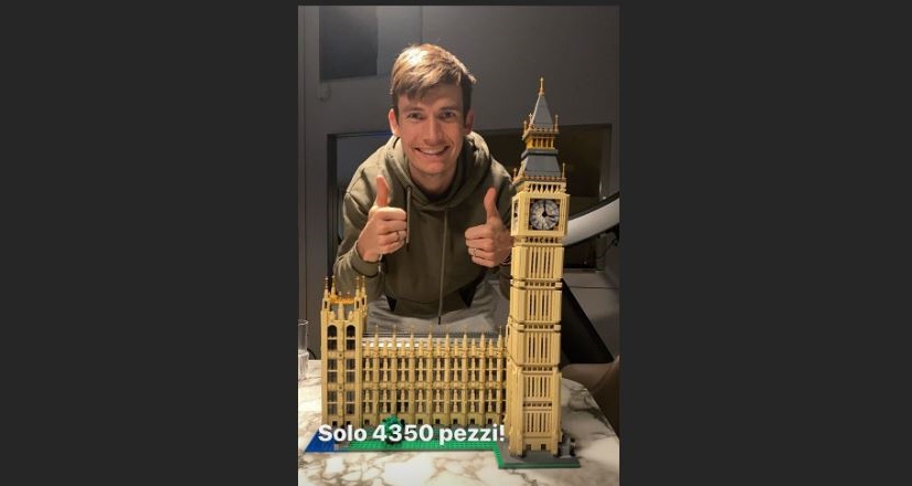 Cartoline dalla Quarantena: de Roon e la costruzione lego da ben 4.350 pezzi