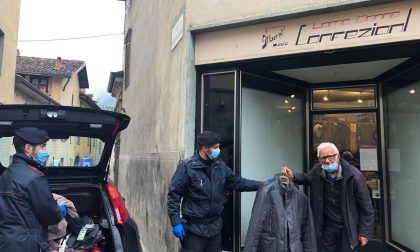 Beccato coi vestiti (valore di mille euro) rubati allo storico negozio Albert di Gandino