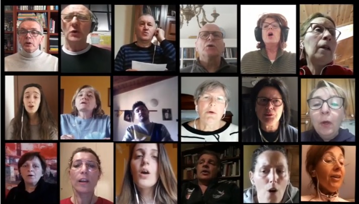 L’inno del Santuario della Cornabusa cantato dal suo coro ufficiale in quarantena