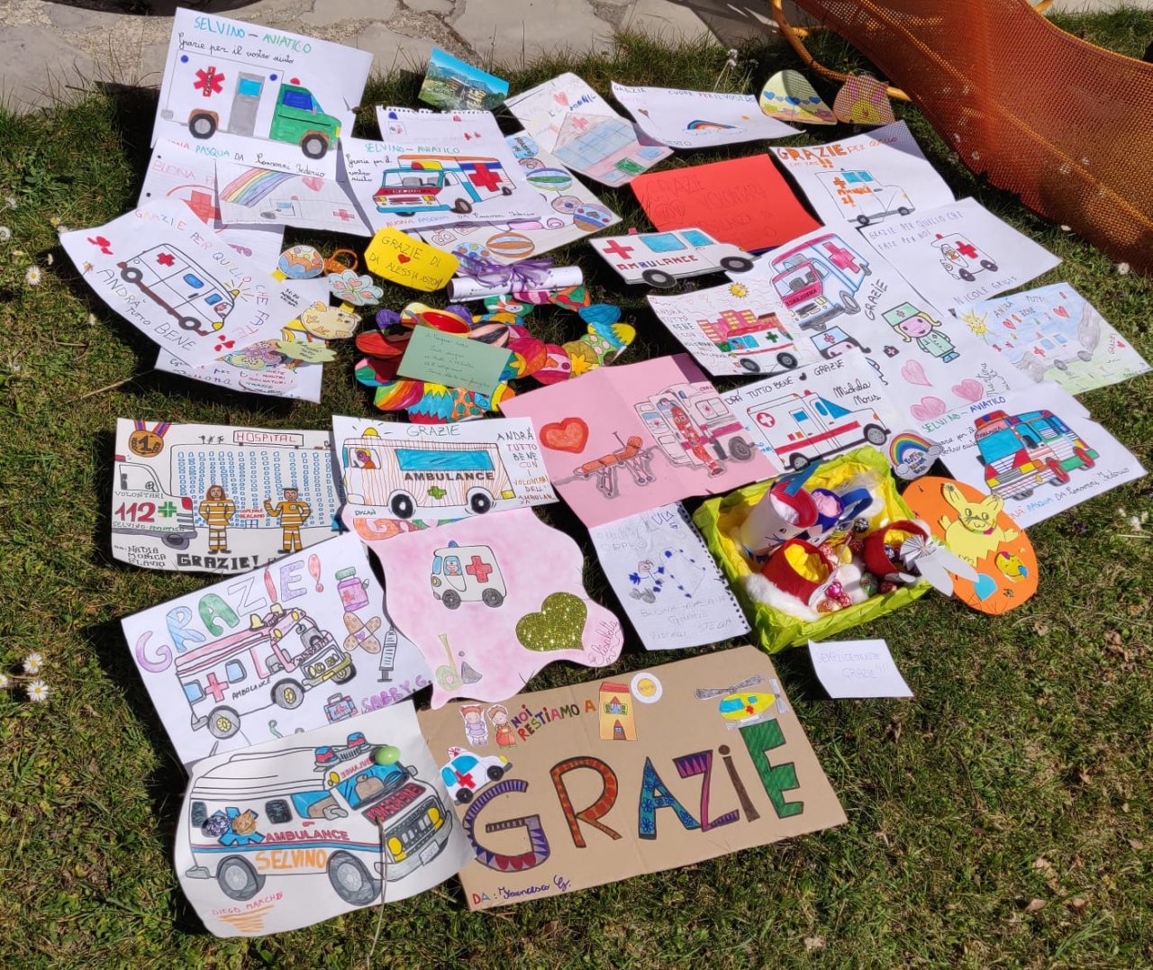Un altopiano di colori e solidarietà: le belle iniziative di bambini ed enti a Selvino e Aviatico