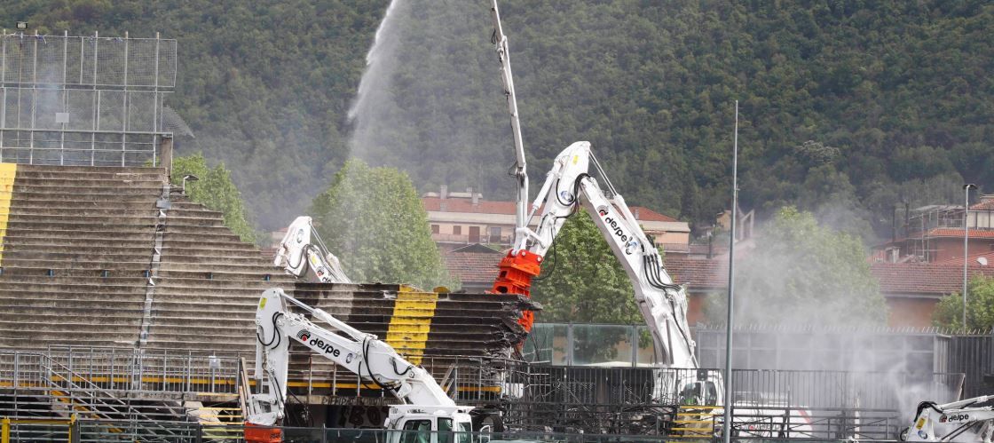 Un anno esatto fa si teneva il “Demolition Day” della vecchia Curva Nord nerazzurra