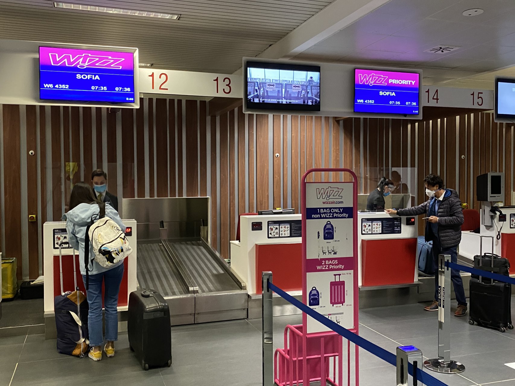 Check-in volo Wizzair a Bgy Airport