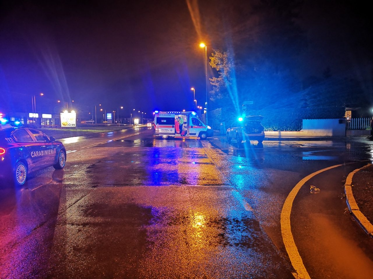 Investe un uomo a Osio Sotto e poi fugge: fermato. In gravi condizioni la vittima