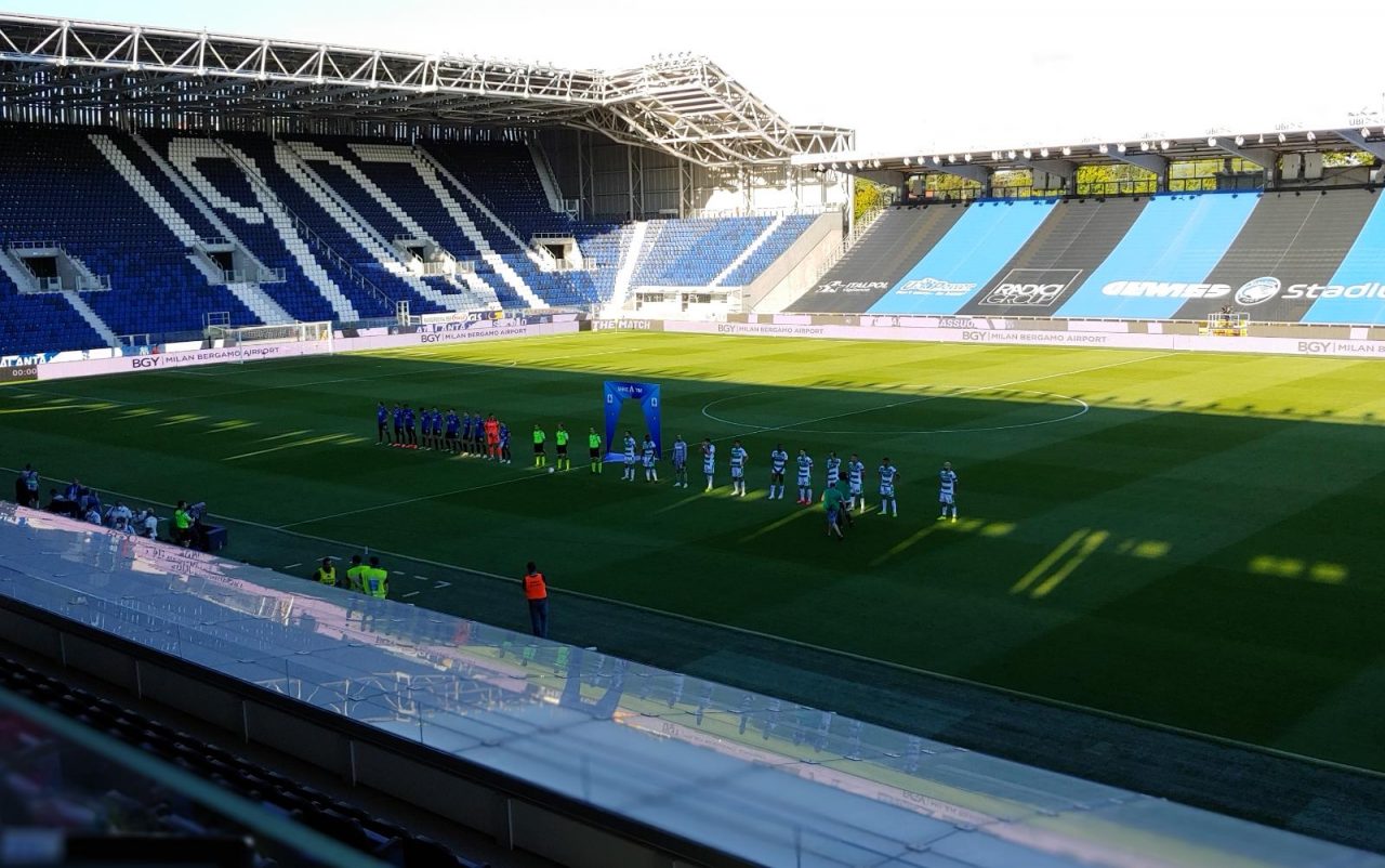 La serata al Gewiss Stadium: silenzio, commozione, le voci dei protagonisti e degli ultras