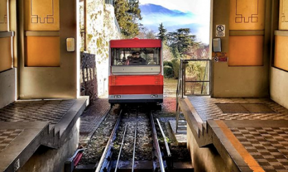 È già stop per la funicolare di San Vigilio