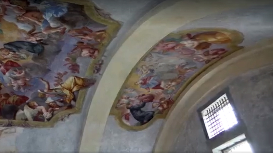 Circolino di Città Alta, restaurata la volta affrescata (una meraviglia)