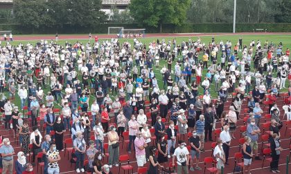 Il commovente discorso del sindaco di Nembro davanti a più di mille persone