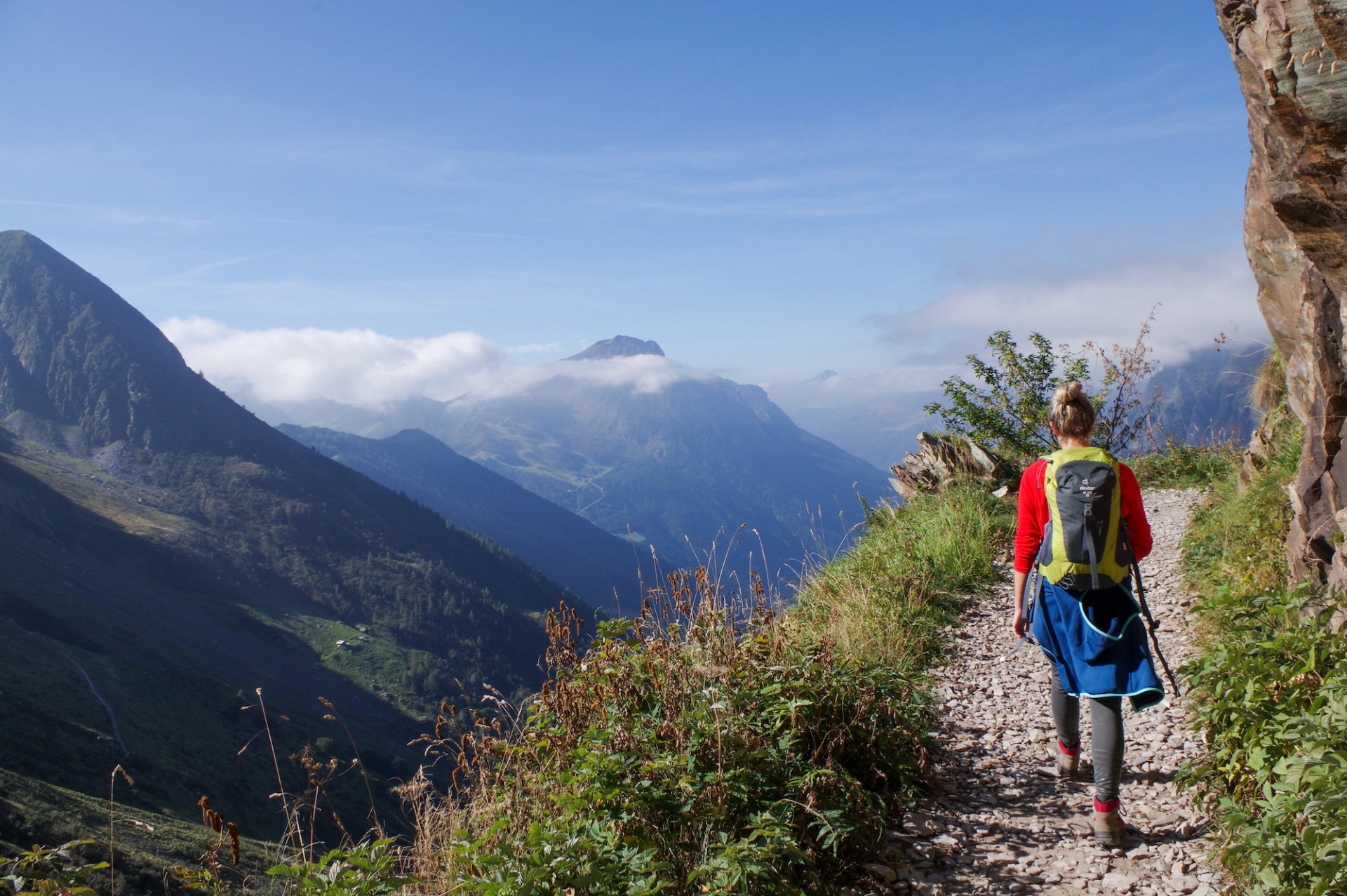 1 - Il sentiero che sale al rifugio