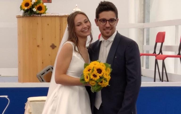 Letizia e Mattia, a Torre Boldone il primo matrimonio del 2020 (finalmente!)