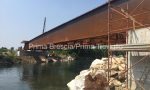 Finalmente ecco il ponte sull'Oglio che collega Brescia e Bergamo: il video della posa