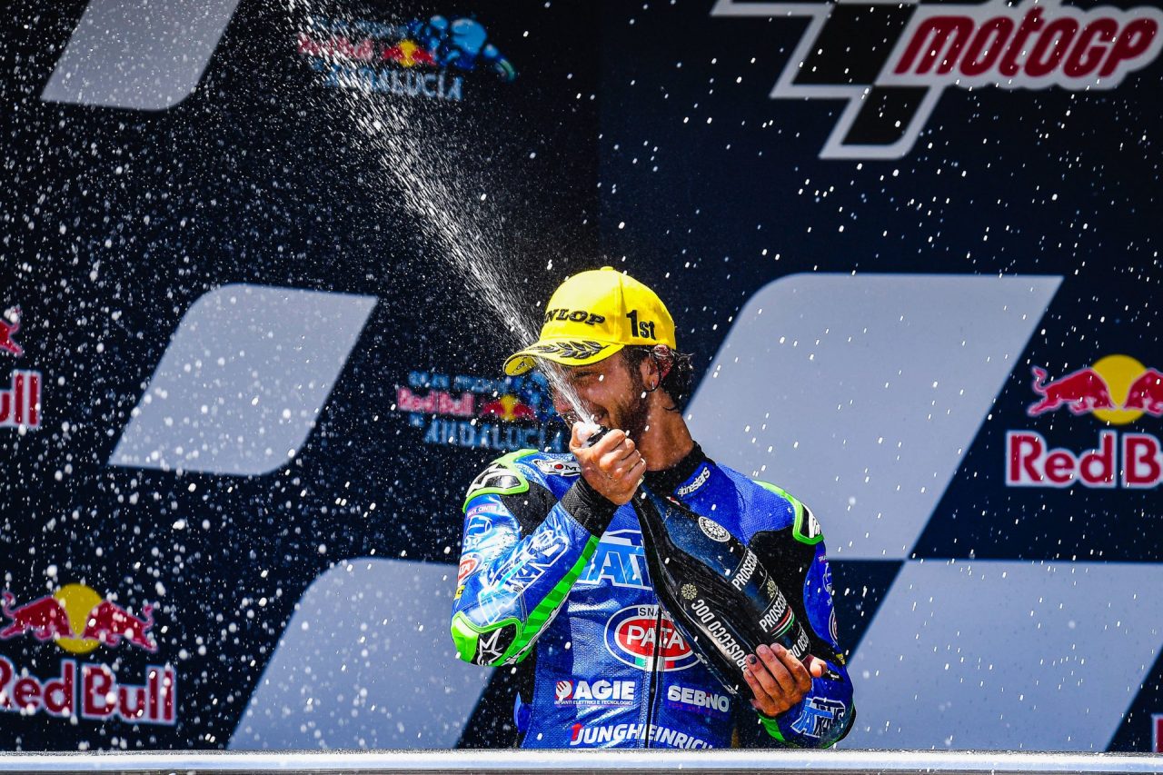 Fenomenale Bastianini a Jerez: vola e porta l’Italtrans sul gradino più alto del podio