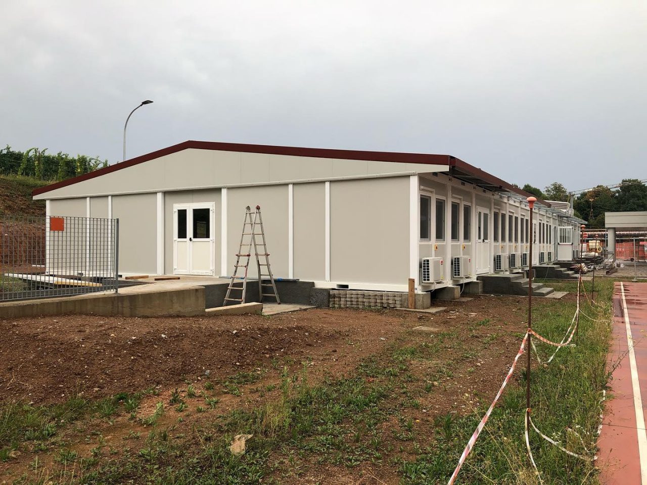 Villa d’Almè, proseguono i lavori alla scuola modulare