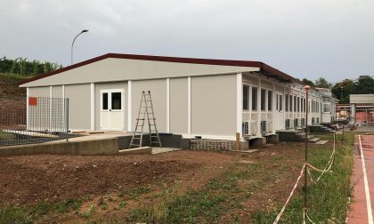Villa d'Almè, proseguono i lavori alla scuola modulare