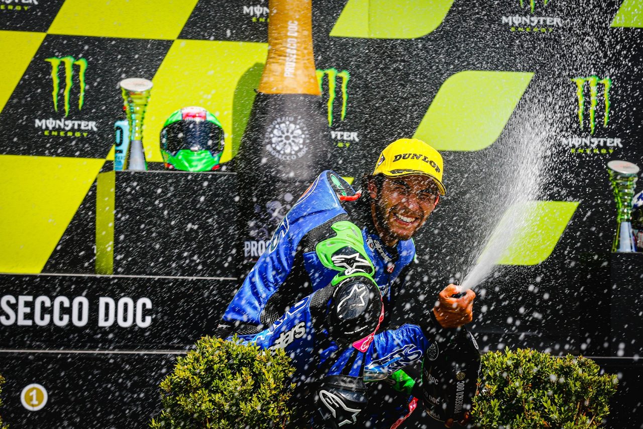 Moto2 da sogno: Bastianini (Italtrans) raddoppia e vola in testa al Mondiale